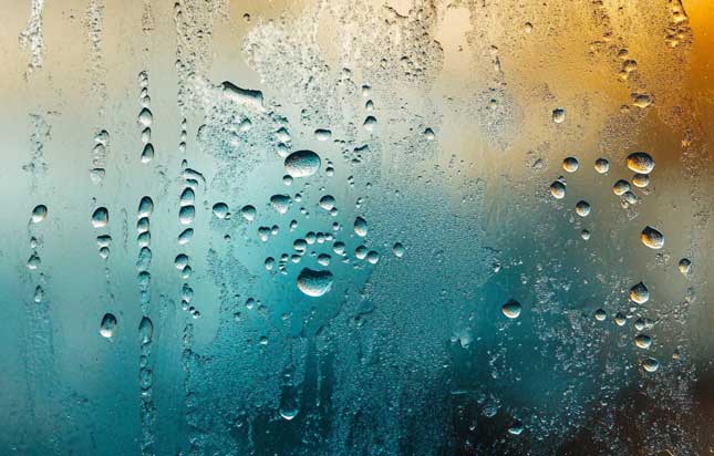 Condensation on Glass